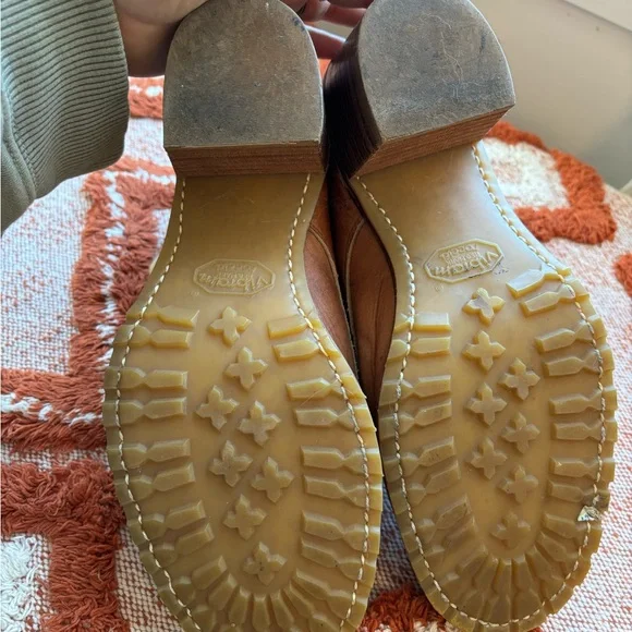 Frye Leather Lace-Up Ankle Boots - Picture 6 of 8